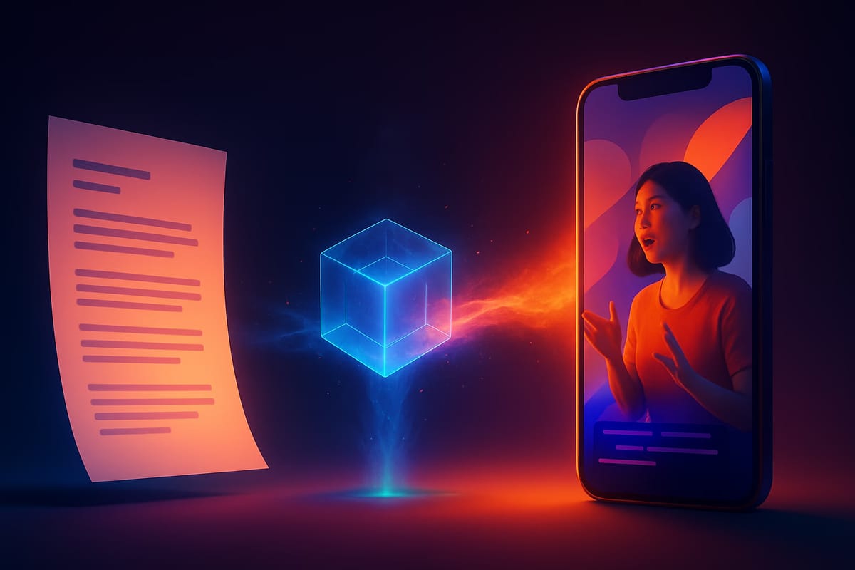 Text to video AI: Turn scripts into engaging videos instantly